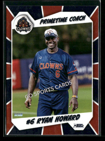 2026 Indianapolis Clowns Savannah Bananas Ryan Howard