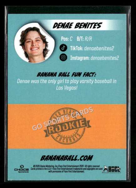 2026 Loco Beach Coconuts Savannah Bananas Denae Benites