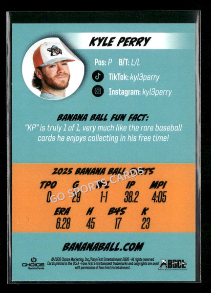 2026 Loco Beach Coconuts Savannah Bananas Kyle Perry