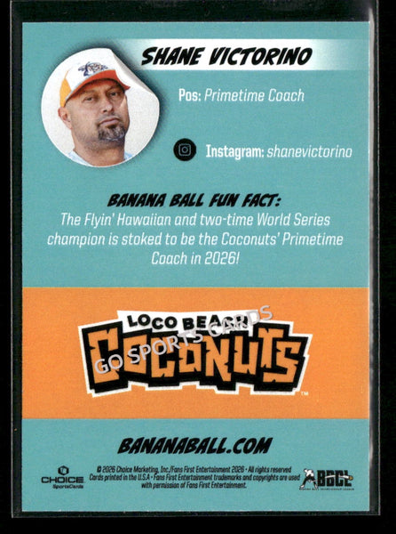 2026 Loco Beach Coconuts Savannah Bananas Shane Victorino