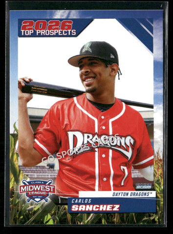 2026 Midwest League Top Prospects Carlos Sanchez