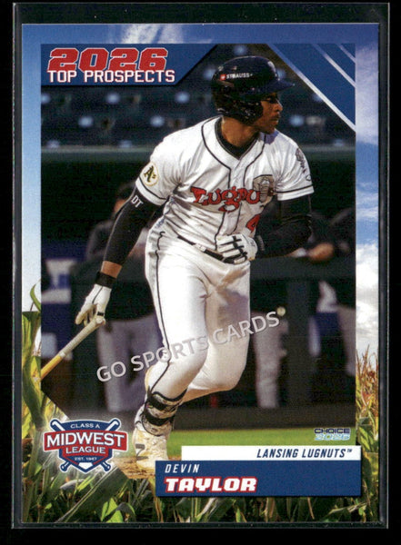 2026 Midwest League Top Prospects Devin Taylor