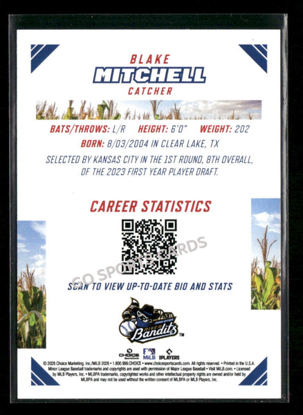 2026 Midwest League Top Prospects Blake Mitchell