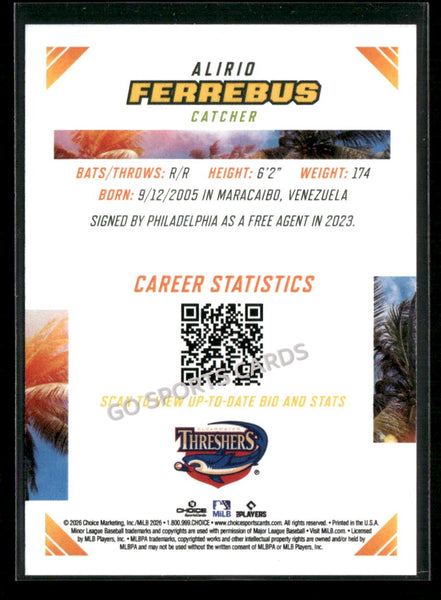 2026 Florida State League Top Prospects Alirio Ferrebus