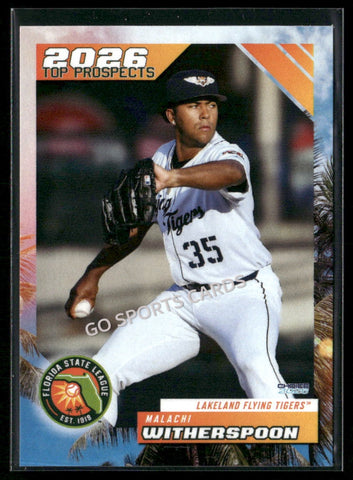 2026 Florida State League Top Prospects Malachi Witherspoon