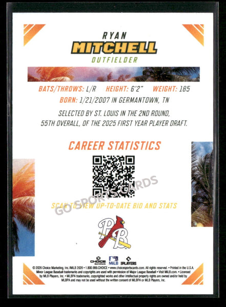 2026 Florida State League Top Prospects Ryan Mitchell