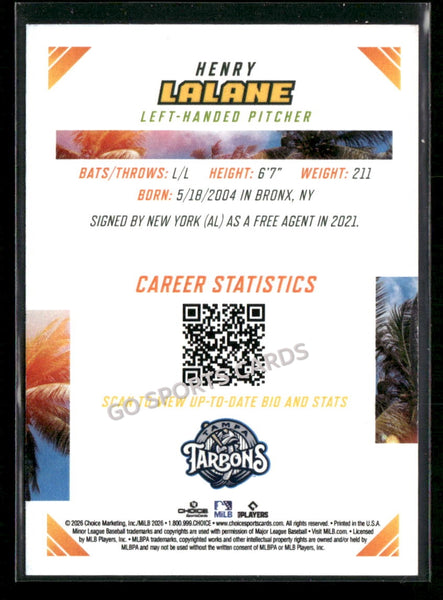 2026 Florida State League Top Prospects Henry Lalane