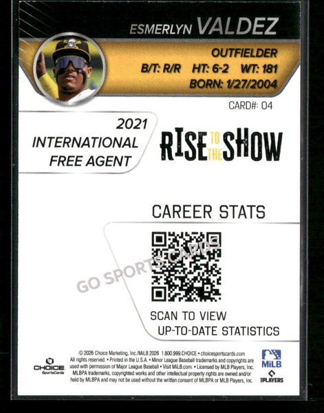 2026 Bradenton Marauders Rise to the Show Top Prospects Esmerlyn Valdez
