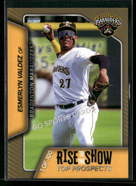 2026 Bradenton Marauders Rise to the Show Top Prospects Gold Esmerlyn Valdez