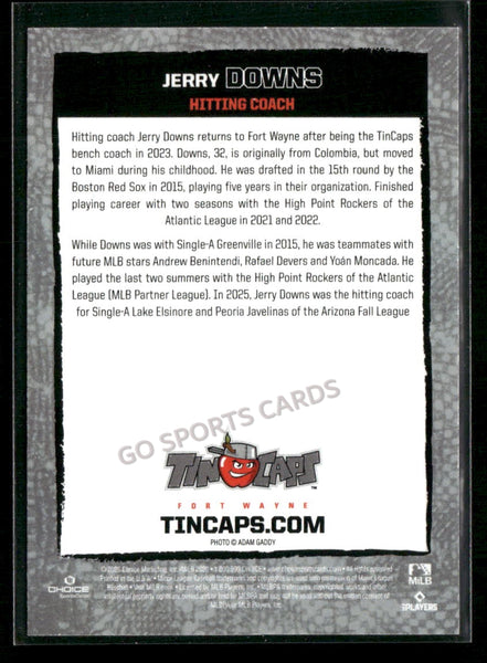 2026 Fort Wayne TinCaps Jerry Downs