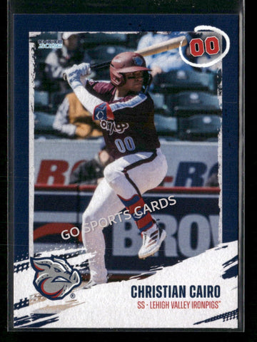 2026 Lehigh Valley IronPigs Christian Cairo