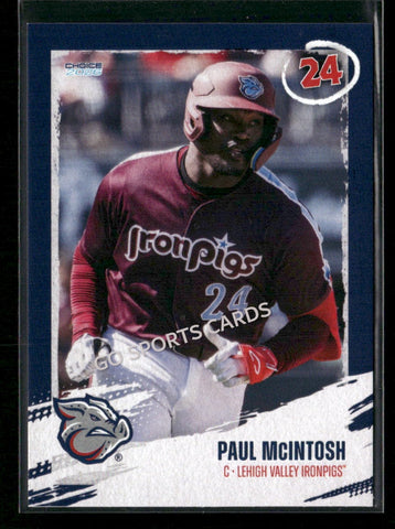 2026 Lehigh Valley IronPigs Paul McIntosh