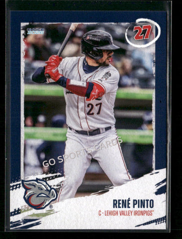 2026 Lehigh Valley IronPigs Rene Pinto
