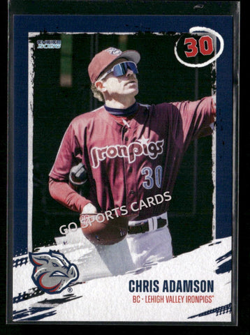 2026 Lehigh Valley IronPigs Chris Adamson