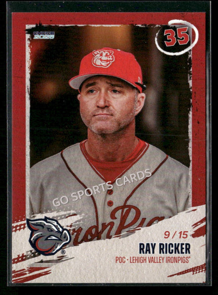 2026 Lehigh Valley IronPigs Ray Ricker RED 9/15