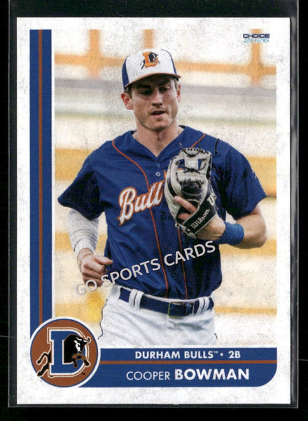 2026 Durham Bulls Cooper Bowman