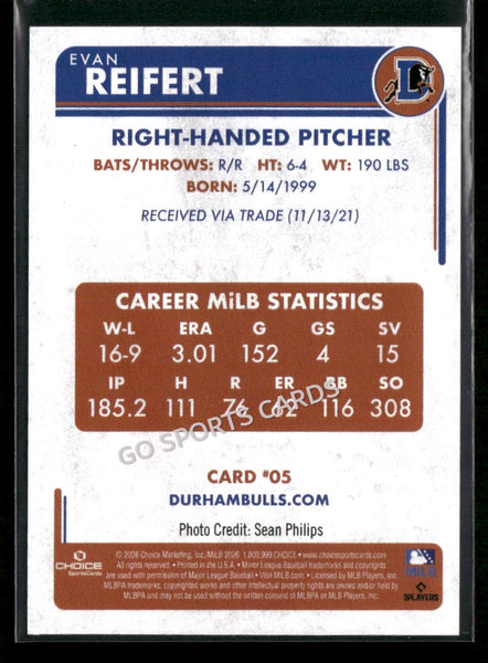 2026 Durham Bulls Evan Reifert