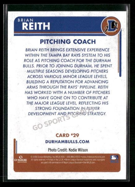 2026 Durham Bulls Brian Reith
