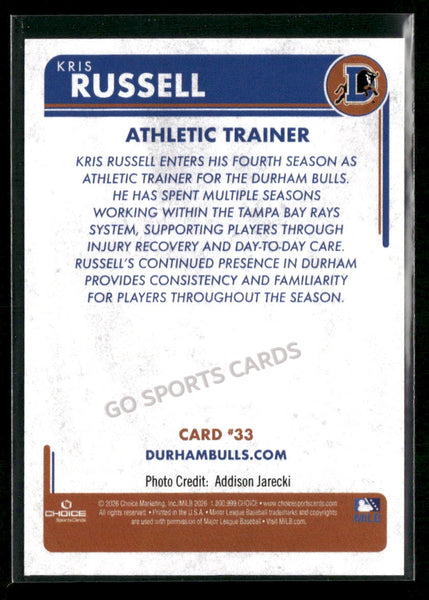 2026 Durham Bulls Kris Russell