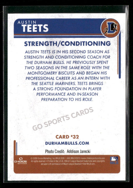 2026 Durham Bulls Austin Teets