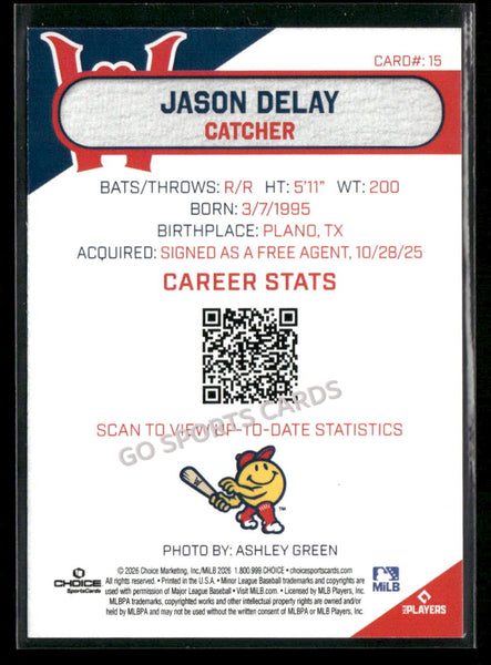 2026 Worcester Red Sox Jason Delay