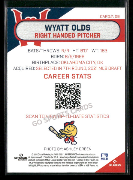 2026 Worcester Red Sox Wyatt Olds