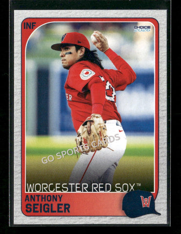 2026 Worcester Red Sox Anthony Seigler