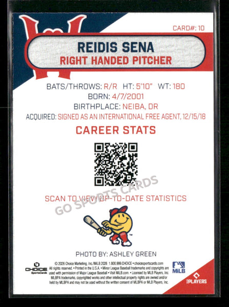 2026 Worcester Red Sox Reidis Sena