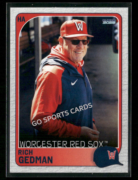 2026 Worcester Red Sox Rich Gedman