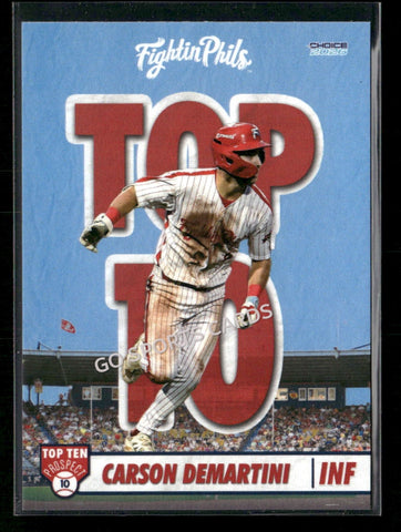 2026 Reading Fightin Phils Top 10 Prospect Carson Demartini