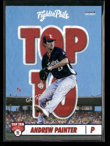 2026 Reading Fightin Phils Top 10 Prospect Andrew Painter