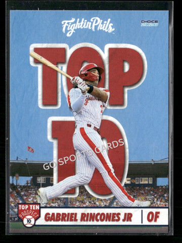 2026 Reading Fightin Phils Top 10 Prospect Gabriel Rincones Jr