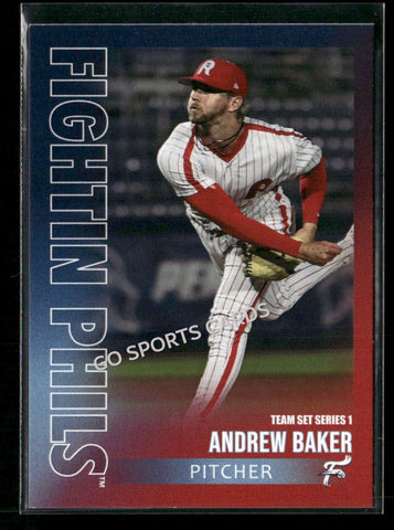 2026 Reading Fightin Phils Andrew Baker