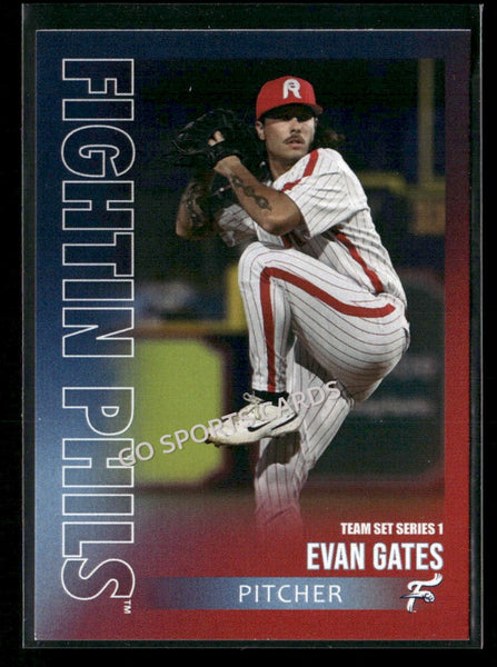 2026 Reading Fightin Phils Evan Gates