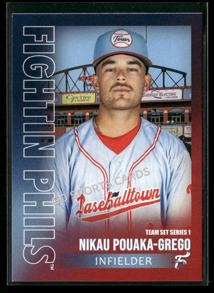 2026 Reading Fightin Phils Nikau Pouaka Grego