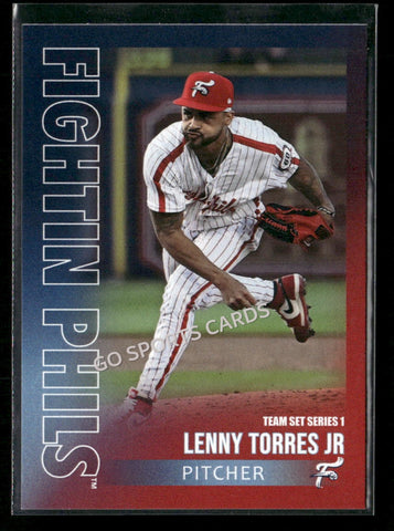 2026 Reading Fightin Phils Lenny Torres Jr