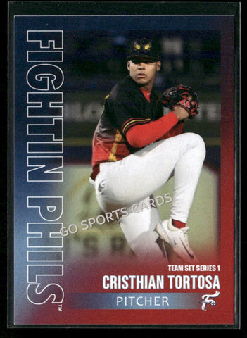 2026 Reading Fightin Phils Cristhian Tortosa