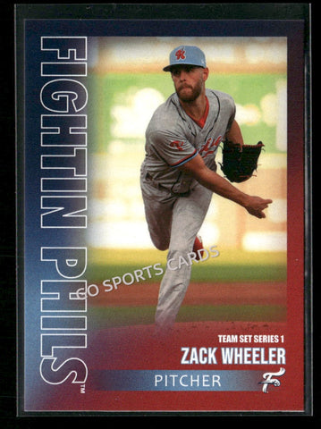 2026 Reading Fightin Phils Zack Wheeler
