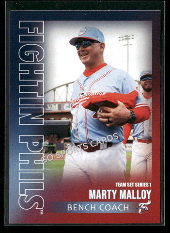 2026 Reading Fightin Phils Marty Malloy