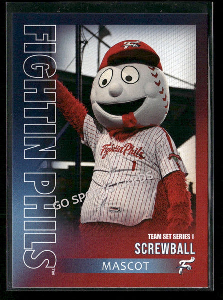 2026 Reading Fightin Phils Screwball Mascot
