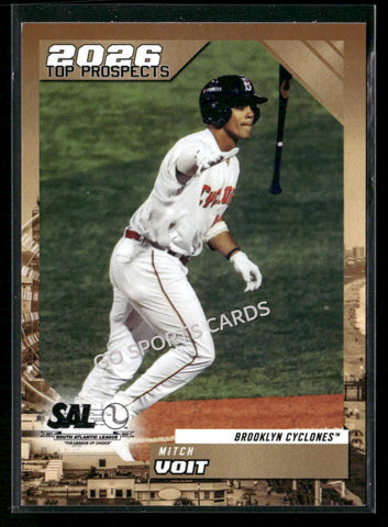 2026 South Atlantic League Top Prospects SAL Mitch Voit