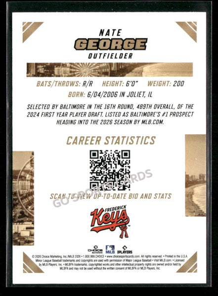 2026 South Atlantic League Top Prospects SAL Nate George