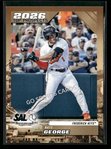 2026 South Atlantic League Top Prospects SAL Nate George