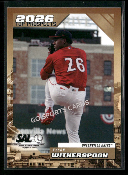 2026 South Atlantic League Top Prospects SAL Kyson Witherspoon