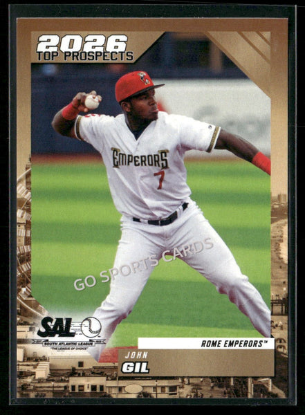2026 South Atlantic League Top Prospects SAL John Gil