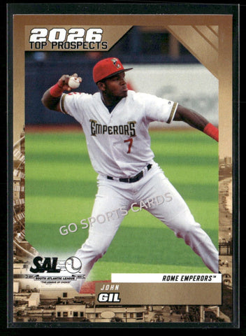 2026 South Atlantic League Top Prospects SAL John Gil