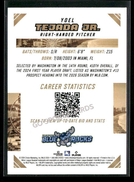2026 South Atlantic League Top Prospects SAL Yoel Tejada Jr