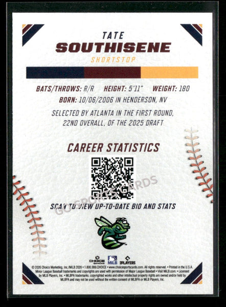 2026 Carolina League Top Prospects Tate Southisene