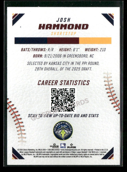 2026 Carolina League Top Prospects Josh Hammond