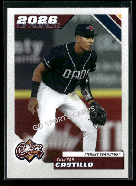 2026 Carolina League Top Prospects Yolfran Castillo